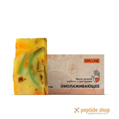 SPA LINE peptide anti-agiing handmade soap.