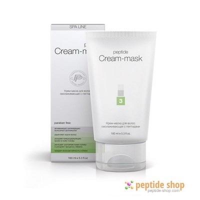 SPA LINE peptide cream-mask for hair.