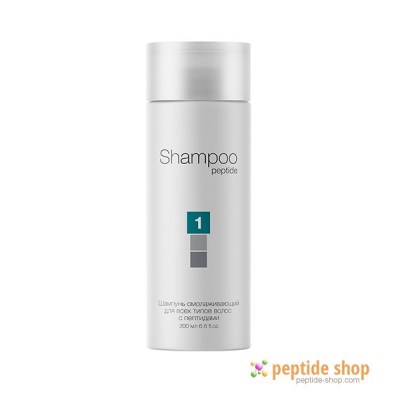 SPA LINE peptide shampoo.